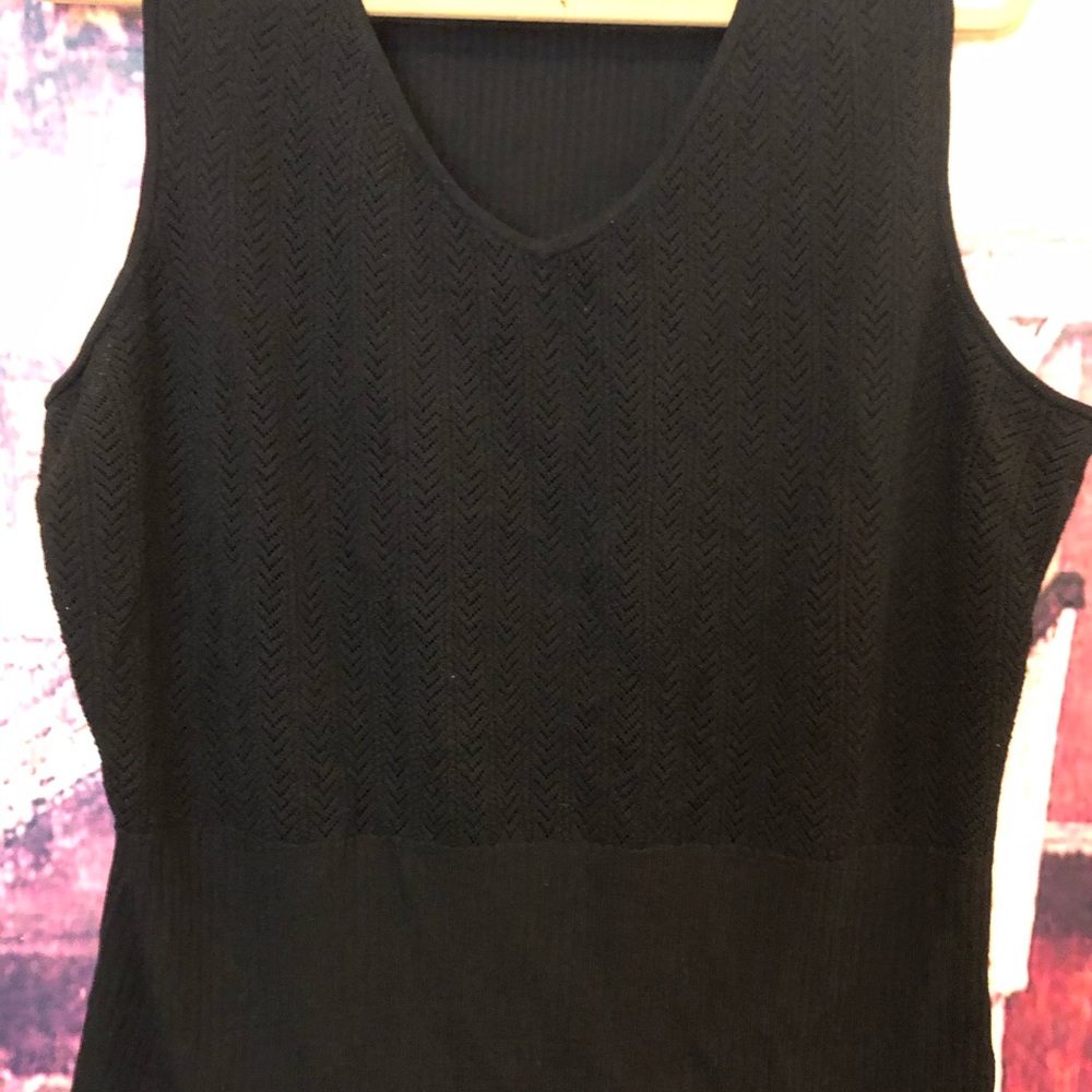 Classy knit tank sleeveless top